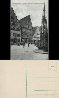 Ansichtskarte Dinkelsbühl Deutsches Haus Mit Dinkelbauer-Brunnen 1910 - Dinkelsbuehl