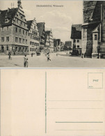 Ansichtskarte Dinkelsbühl Straßen Ansicht Partie Am Weinmarkt Markt 1910 - Dinkelsbuehl