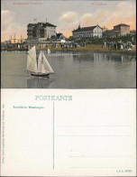 Ansichtskarte Cuxhaven Am Spielbassin - Segelboot 1912 - Cuxhaven