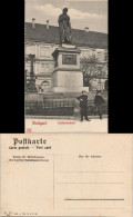 Ansichtskarte Stuttgart Jungen Vor Dem Schillerdenkmal 1905 - Stuttgart