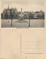 Ansichtskarte Saalfeld (Saale) Markt, Kriegerdenkmal 1914 - Saalfeld