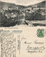 Ansichtskarte Calw Untere Stadt Mit Schlossberg 1907 - Calw