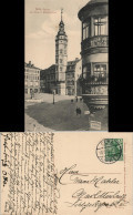 Ansichtskarte Gera Rathaus Mit Erker Der Stadtapotheke 1912 - Gera