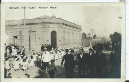 ARGENTINE - CARTE PHOTO - PIGUE - FESTEJOS PRO TRIUNFO  ALIANOS 1920 - Argentina