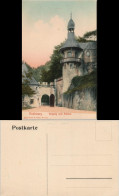 Ansichtskarte Rochsburg-Lunzenau Schloss Rochsburg, Eingang Coloriert 1908 - Lunzenau