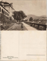 Ansichtskarte Baden-Baden Schloßterrasse Mit Blick Auf Den... 1911 - Baden-Baden