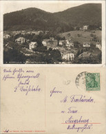 Bad Herrenalb Panorama Mit Villen, Häusern Und Hummelsburg 1910 - Bad Herrenalb