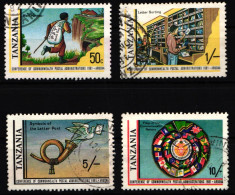 Tansania 181-184 Gestempelt #NP869 - Tanzanie (1964-...)