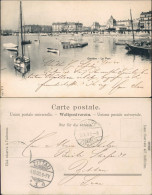 Ansichtskarte Genf Genève Hafen 1900 - Autres & Non Classés