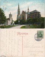 Ansichtskarte Bühl (Baden) Color Ansicht Partie An Der Kirche 1907 - Buehl