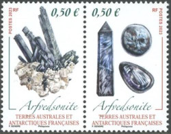FRENCH SOUTHERN ANTARCTIC T. 2023 MINERALS PAIR** - Minerals