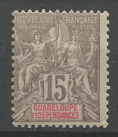 GUADELOUPE N° 42 NEUF** LUXE SANS CHARNIERE / Hingeless / MNH - Unused Stamps