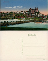 Ansichtskarte Breisach (Rhein) Stadt - Behelfsbrücke 1914 - Breisach