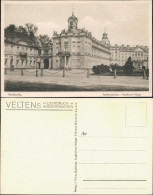 Ansichtskarte Karlsruhe Residenzschloß - Westflügel 1928 - Karlsruhe