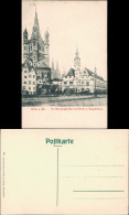 Ansichtskarte Köln MartinsKirche "St. Martin" - Stapelhaus 1911 - Köln