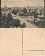 Freudenstadt Panorama-Ansicht Straße Mit K. Postamt Und Ev. Kirche 1910 - Freudenstadt