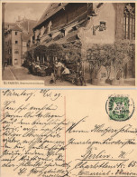 Ansichtskarte Nürnberg Bratwurstglöcklein Gaststätte Außenansicht 1909 - Nuernberg