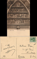 Ansichtskarte Köln Relief Am Westlichen Domportal Kölner Dom 1910 - Köln