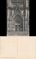 Ansichtskarte Köln Dom Südportal Petrustür 1910 - Köln