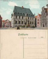 Ansichtskarte Osnabrück Rathaus Rathausplatz Color Ansicht 1910 - Osnabrueck
