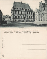 Ansichtskarte Osnabrück Stadtteilansicht Rathausplatz Mit Rathaus 1910 - Osnabrueck