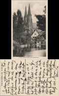 Ansichtskarte Soest Stadtteilansicht Wiesenkirche & Grosser Teich 1920 - Soest