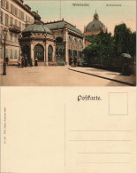 Ansichtskarte Wiesbaden Partie Am Kochbrunnen Color Ansicht 1908 - Wiesbaden