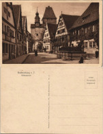 Rothenburg Ob Der Tauber Rödergasse, Häuser-Zeile, Blick Zum Tor 1920 - Rothenburg O. D. Tauber