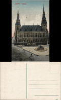 Ansichtskarte Aachen Rathaus Vordere Ansicht 1910 - Aachen