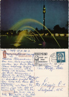 Ansichtskarte Dortmund Westfalenpark Fernsehturm Wasserspiele In Farbe 1965 - Dortmund