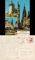 Reutlingen Mehrbild-AK Marienkirche, Tübinger Tor, Strassen Partie 1976 - Reutlingen