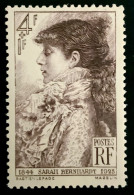 1945 FRANCE  N 738 - SARAH BERNHARDT - NEUF** - Unused Stamps