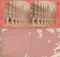 London New Parliament. New Cloisters CDV Kabinettfoto 1880 3D/Stereoskopie - Other & Unclassified