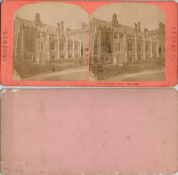 London The Temple Middle Hall CDV Kabinettfoto 1884 3D/Stereoskopie - Other & Unclassified