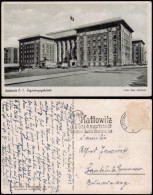 Postcard Kattowitz Katowice Behörden Regierungsgebäude 1942/1940 - Schlesien