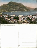 Ansichtskarte Lugano Paradiso E Monte Bre 1960 - Other & Unclassified