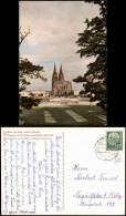Ansichtskarte Köln Kölner Dom Fernansicht über Den Rhein 1955 - Koeln