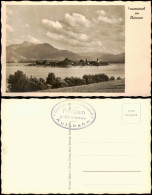Ansichtskarte Chiemsee Panorama Blick Fraueninsel Chiemsee 1940 - Chiemgauer Alpen