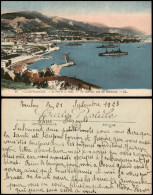 Villefranche-sur-Mer Panorama-Ansicht Port El La Rade (Hafen Partie) 1923 - Villefranche-sur-Mer