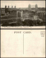 Postcard London General View The Tower Of London City Panorama 1910 - Autres & Non Classés
