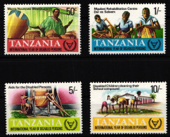 Tansania 185-188 Postfrisch #NP862 - Tanzanie (1964-...)