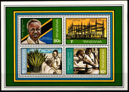 Tansania Block 26 Postfrisch #NP871 - Tanzania (1964-...)