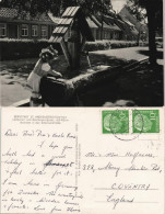 Sankt Andreasberg-Braunlage Schützenstraße, Mädchen Am Brunnen 1960 - St. Andreasberg