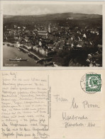 Ansichtskarte Überlingen Luftbild: Ankommender Dampfer 1934 - Ueberlingen