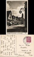 Ansichtskarte Dinkelsbühl Straßenpartie - Geschäfte 1936 - Dinkelsbuehl