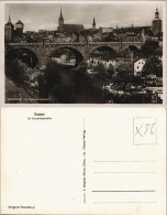Bautzen Budyšin Stadtteilansicht Mit Brücke Kronprinzenbrücke 1940 - Bautzen