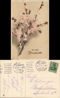 Ansichtskarte  Glückwunsch: Pfingsten, Zweig Mit Blüten 1916 - Pentecost