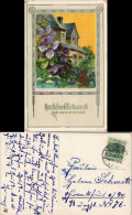 Glückwunsch Grußkarte Geburtstag 1912   Mit Stempel GRIESHEIM Gel Frankfurt - Anniversaire