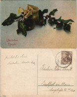 Neujahr/Sylvester - Künstlerkarte: Glocken Und Mistelzweige 1916 - Nouvel An