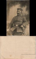 Militär/Propaganda 1.WK (Erster Weltkrieg) Soldat Atelierfoto 1916 Privatfoto - War 1914-18